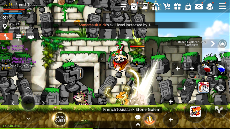 Illustration for article titled Maplestory M Is An MMOÂ For People With Less Free Time